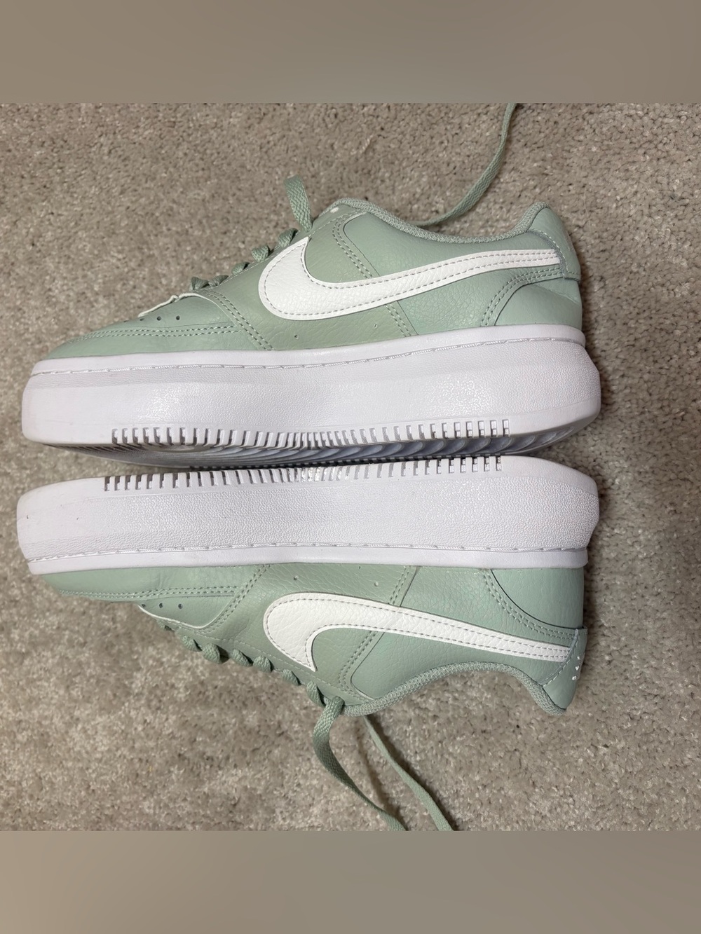 Nike Court Vision Alta Low Seafoam woman’s sneakers shoes Size 8.5 - Picture 5 of 8
